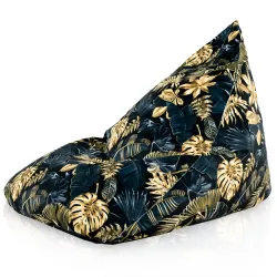 Boden-Sitzsack XL Bermuda - Premium Print-Stoff