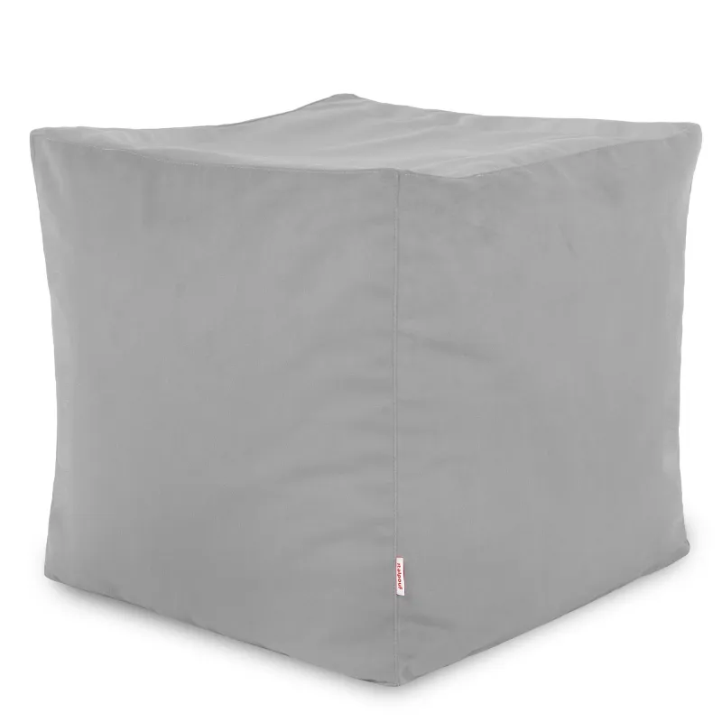 Pouf Sitzwürfel Quadratisch - Soft-Velours – Ansicht 4