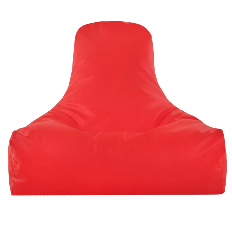 Vielseitiger roter Sitzsack für Kinderzimmer und Spielbereiche