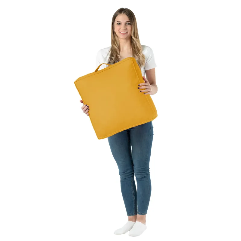 Quadratische Sitzkissen für den Boden - Outdoor Pro Garten Wasserdicht – Ansicht 2