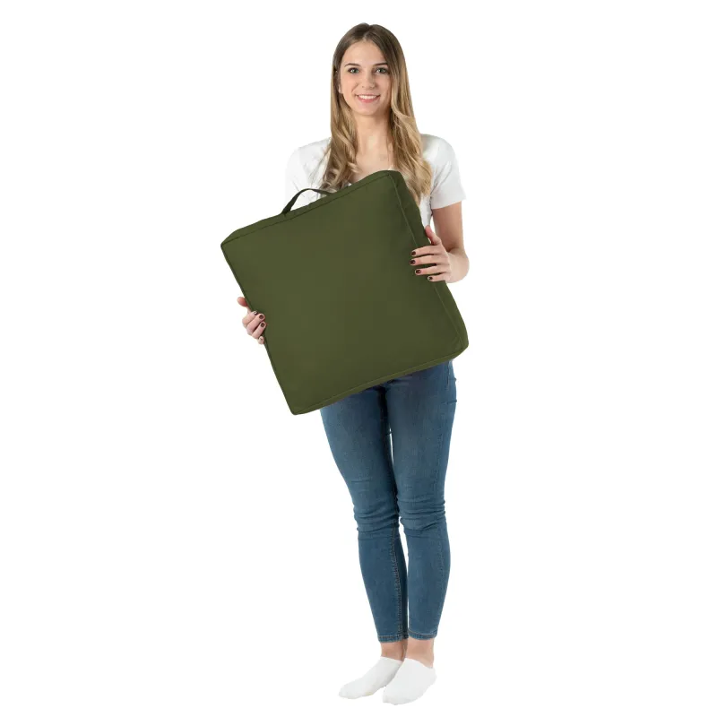 Quadratische Sitzkissen für den Boden - Outdoor Pro Garten Wasserdicht – Ansicht 2