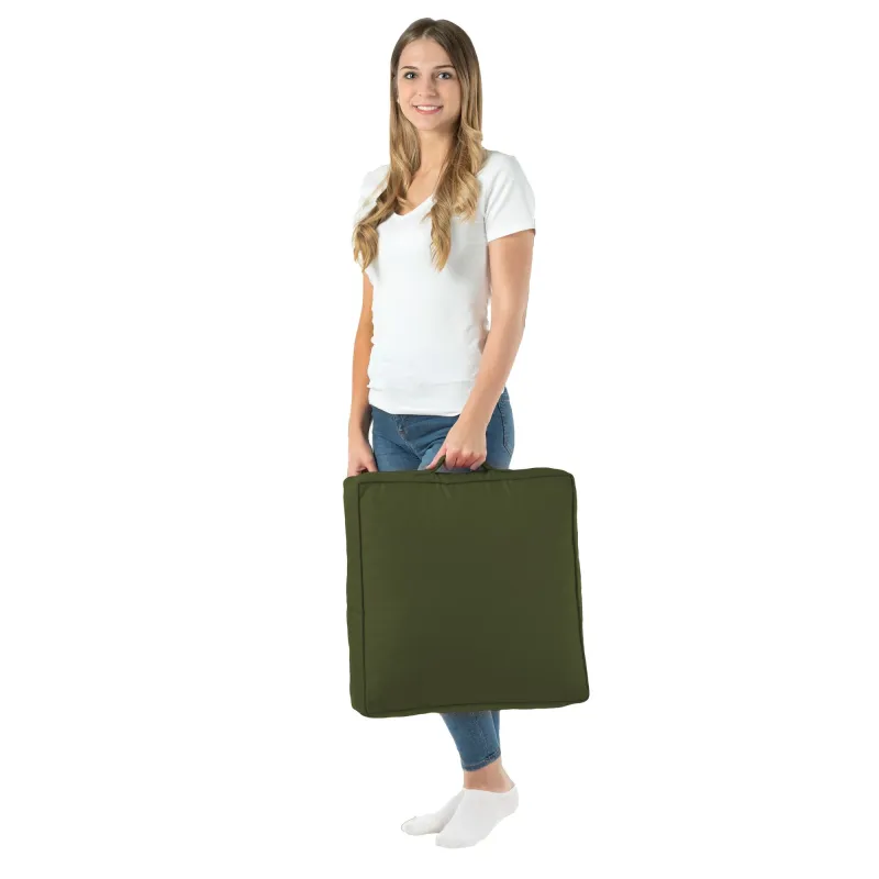 Quadratische Sitzkissen für den Boden - Outdoor Pro Garten Wasserdicht – Ansicht 4