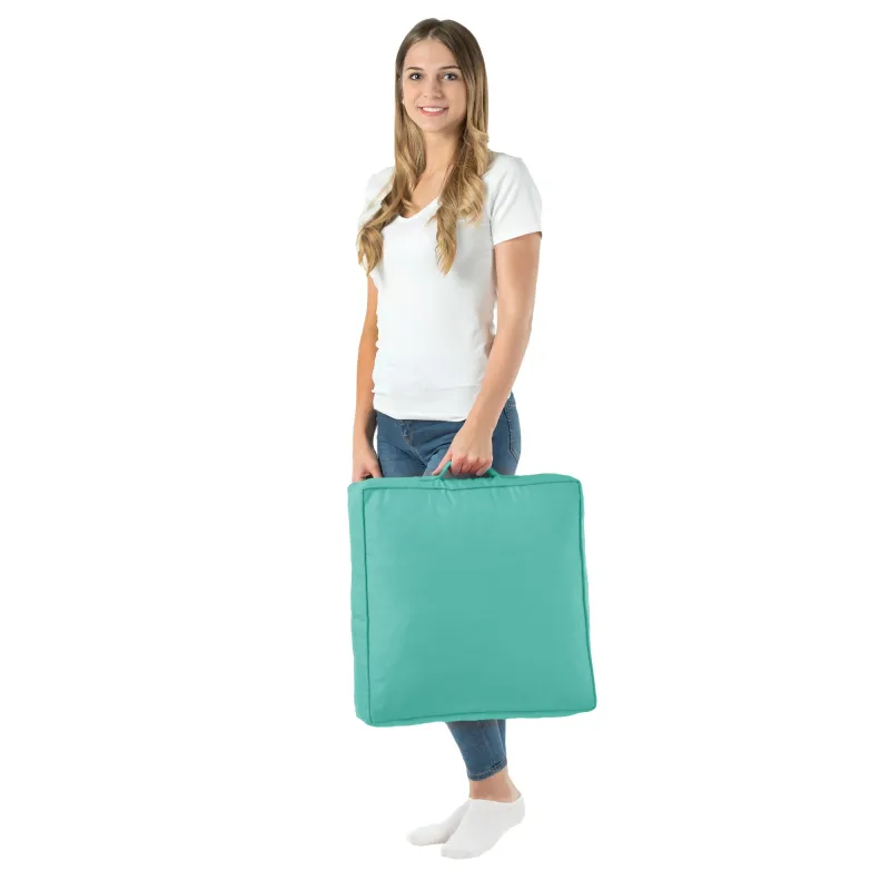 Quadratische Sitzkissen für den Boden - Outdoor Pro Garten Wasserdicht – Ansicht 4