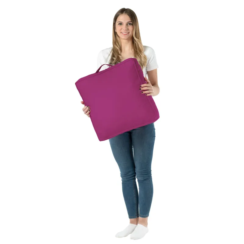 Quadratische Sitzkissen für den Boden - Outdoor Pro Garten Wasserdicht – Ansicht 2