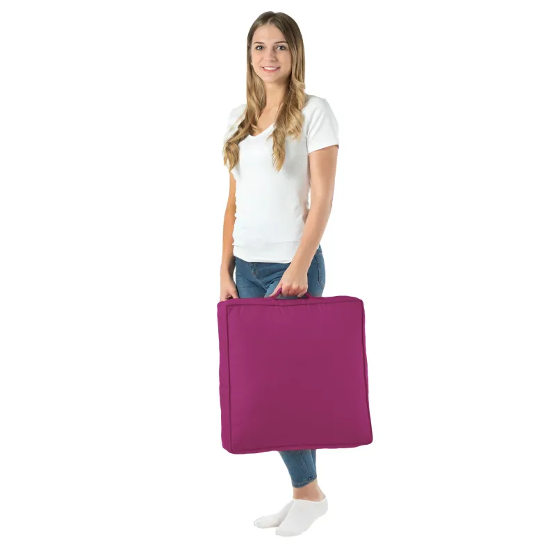 Quadratische Sitzkissen für den Boden - Outdoor Pro Garten Wasserdicht – Ansicht 4