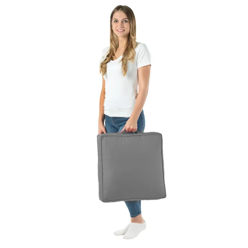 Quadratische Sitzkissen für den Boden - Outdoor Pro Garten Wasserdicht – Ansicht 4