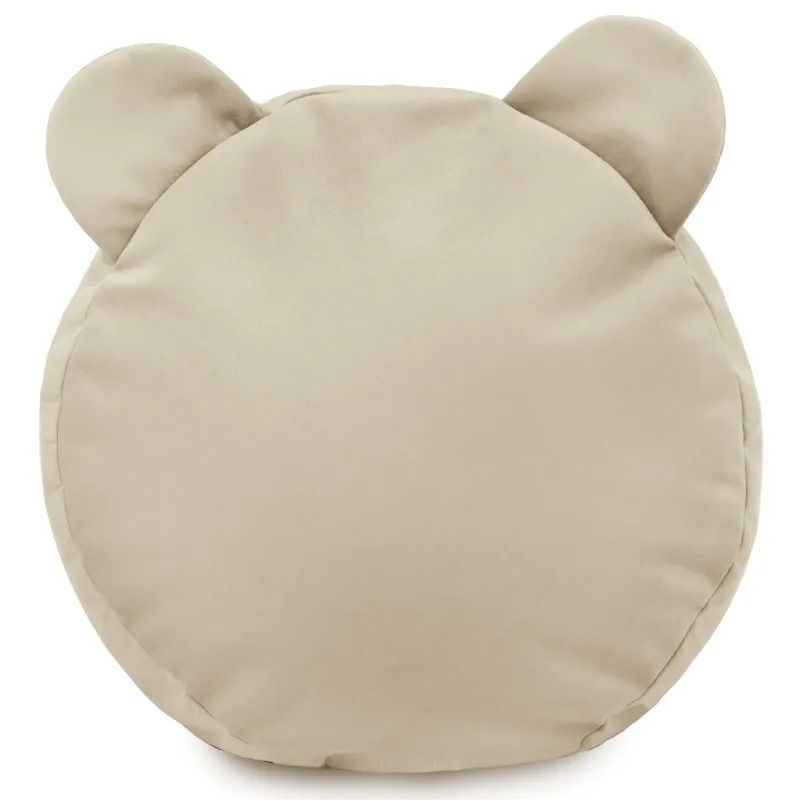 Weicher Teddy Plüsch Hocker für Kinder, im charmanten Bärenstil gestaltet
