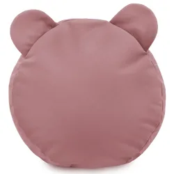 Runder Fußhocker für Kinder Teddy - Soft-Velours