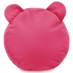 Runder Fußhocker für Kinder Teddy - Soft-Velours