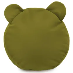 Runder Fußhocker für Kinder Teddy - Soft-Velours