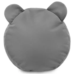 Runder Fußhocker für Kinder Teddy - Soft-Velours