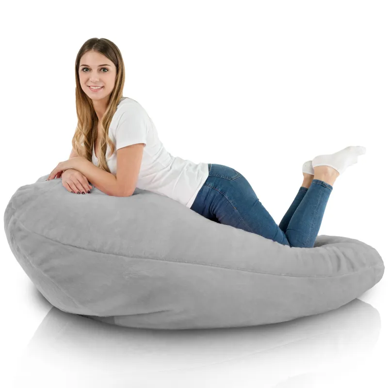Sitzsack mit Rückenlehne XXL Drop - Yeti Kunstfell – Ansicht 5