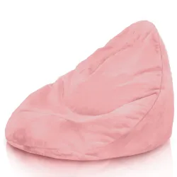Sitzsack mit Rückenlehne XXL Drop - Yeti Kunstfell