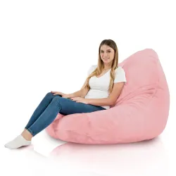 Sitzsack mit Rückenlehne XXL Drop - Yeti Kunstfell – Ansicht 10