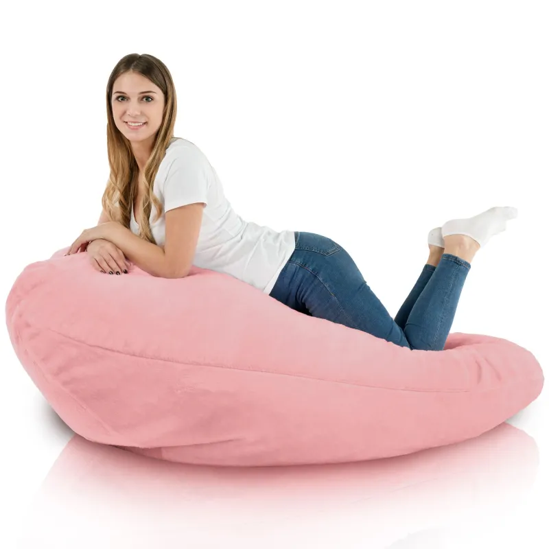 Sitzsack mit Rückenlehne XXL Drop - Yeti Kunstfell – Ansicht 12