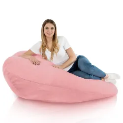 Sitzsack mit Rückenlehne XXL Drop - Yeti Kunstfell – Ansicht 13