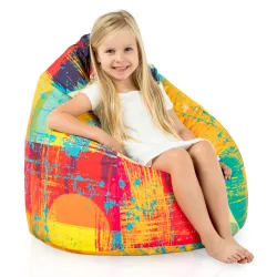Kinder-Sitzsack L - Premium Print-Stoff – Ansicht 8