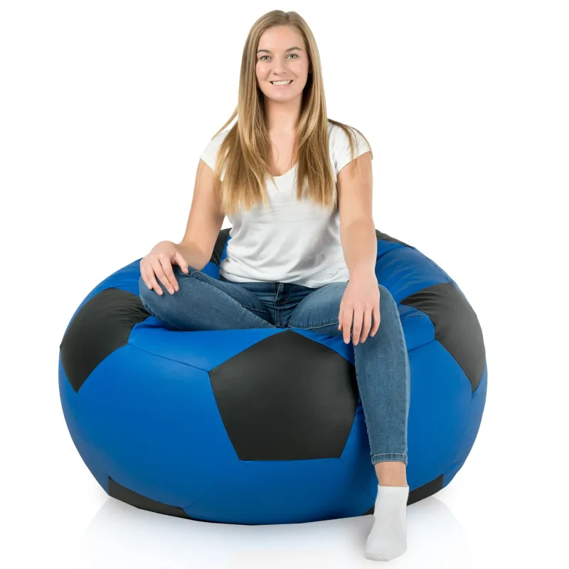 Riesiger Fußball Sitzsack XXL - Kunstleder – Ansicht 6