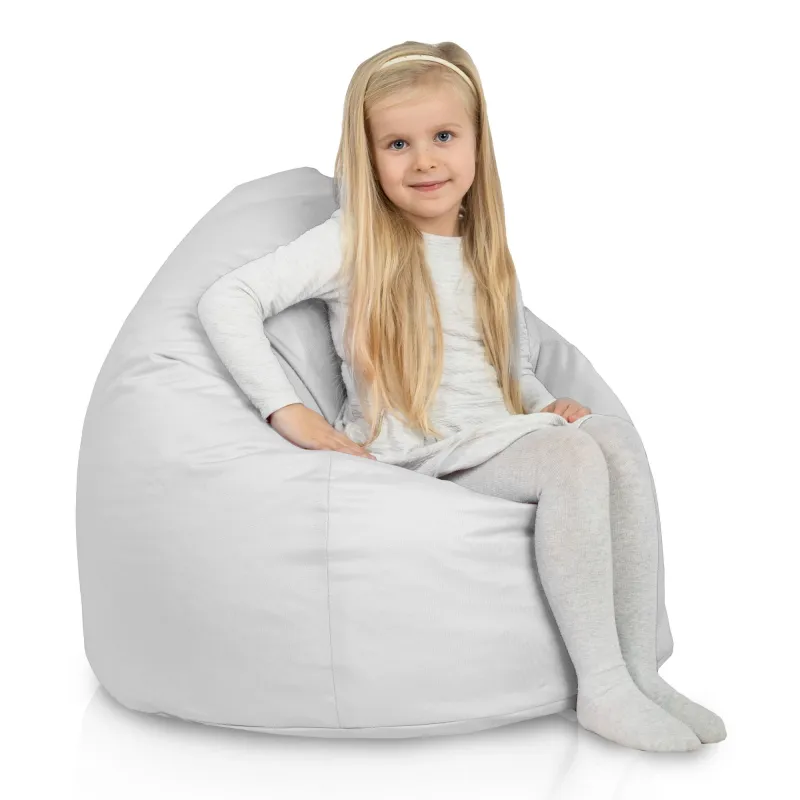 Weiß Sitzsack Kinder Outdoor Garten