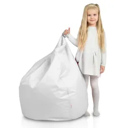 Weiß Sitzsack Kinder Outdoor Garten