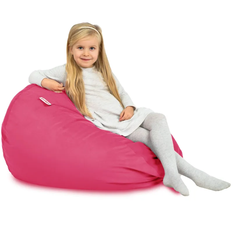 Kinder-Sitzsack L - Soft-Velours – Ansicht 80