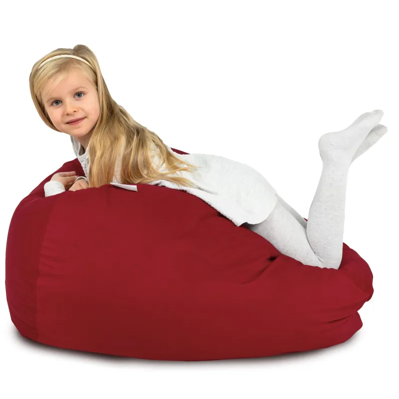 Kinder-Sitzsack L - Soft-Velours – Ansicht 96