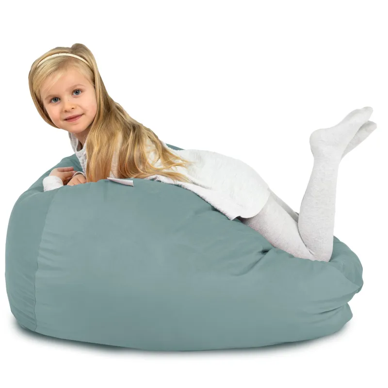 Kinder-Sitzsack L - Soft-Velours – Ansicht 90
