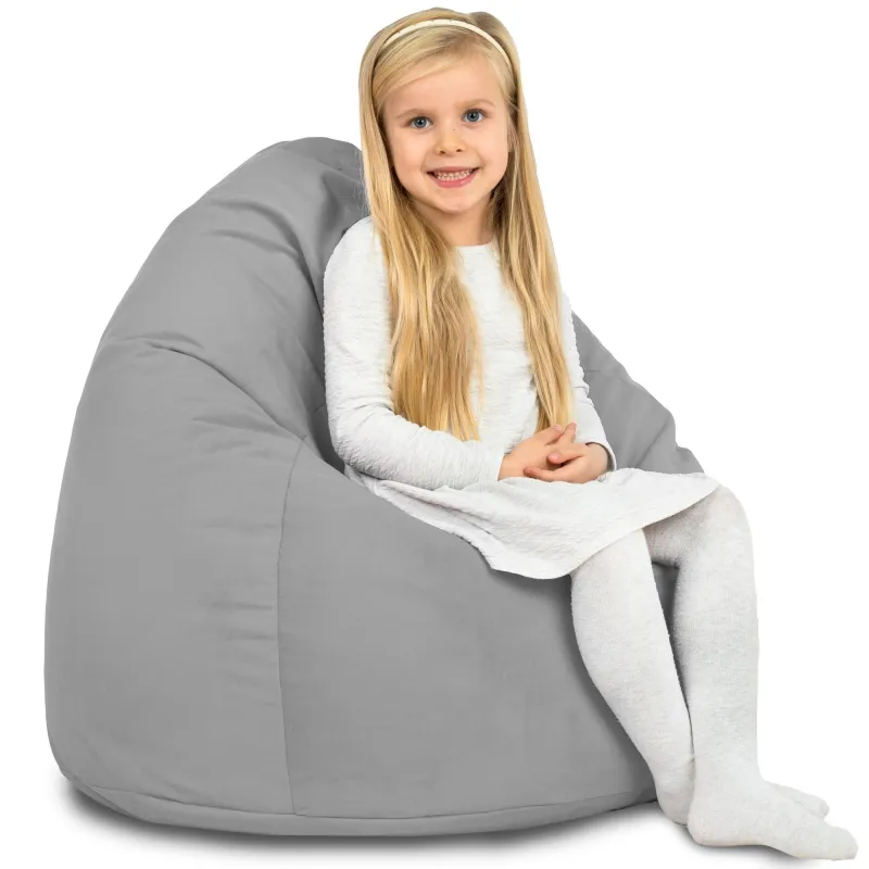 Kinder-Sitzsack L - Soft-Velours – Ansicht 62