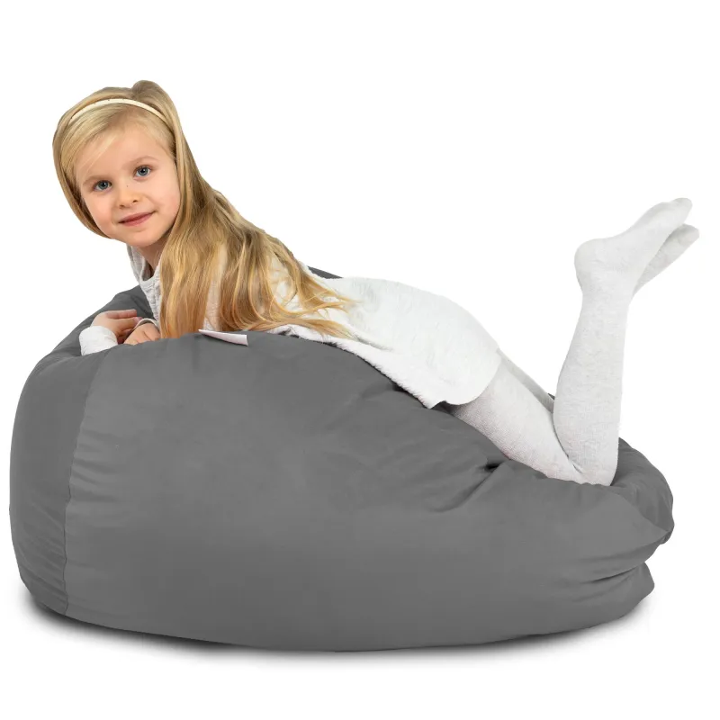 Kinder-Sitzsack L - Soft-Velours – Ansicht 86