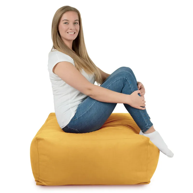 Sitzhocker & Beistelltisch Florenz - Soft-Velours – Ansicht 34