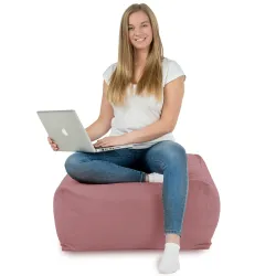 Sitzhocker & Beistelltisch Florenz - Soft-Velours – Ansicht 51