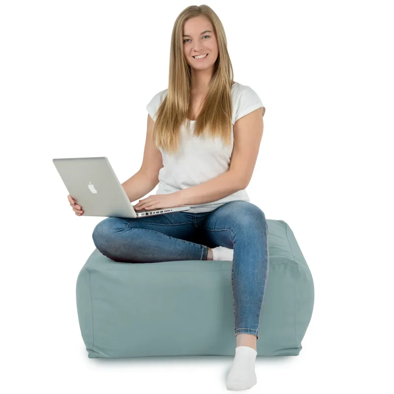 Sitzhocker & Beistelltisch Florenz - Soft-Velours – Ansicht 55