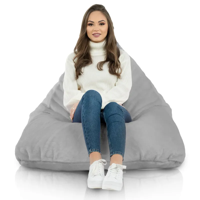Boden-Sitzsack XL Bermuda - Yeti Kunstfell – Ansicht 4