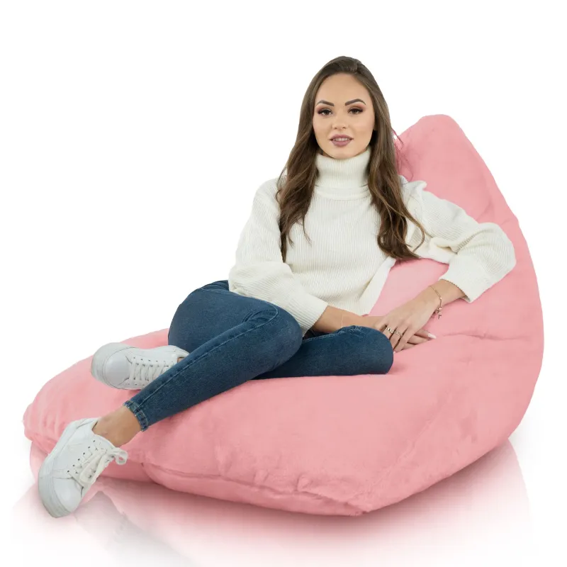Boden-Sitzsack XL Bermuda - Yeti Kunstfell – Ansicht 8