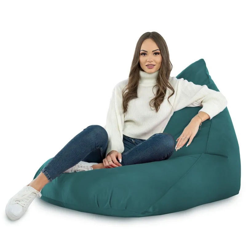 Boden-Sitzsack XL Bermuda - Soft-Velours – Ansicht 30