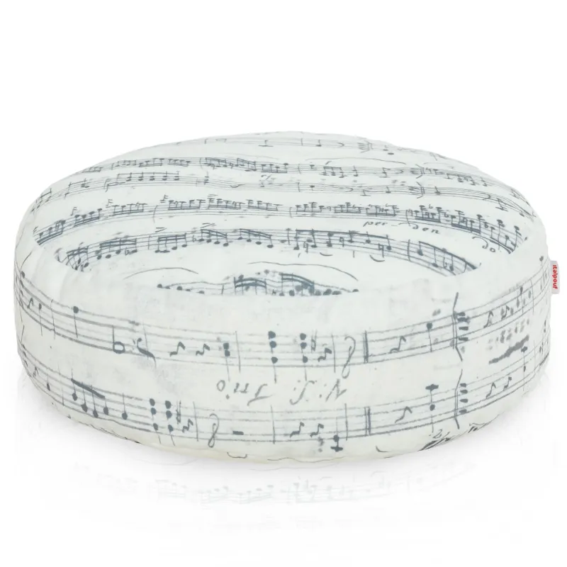 Runder Fußhocker - Premium Print-Stoff – Ansicht 45