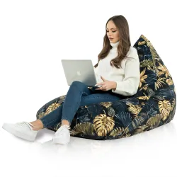 Boden-Sitzsack XL Bermuda - Premium Print-Stoff – Ansicht 52