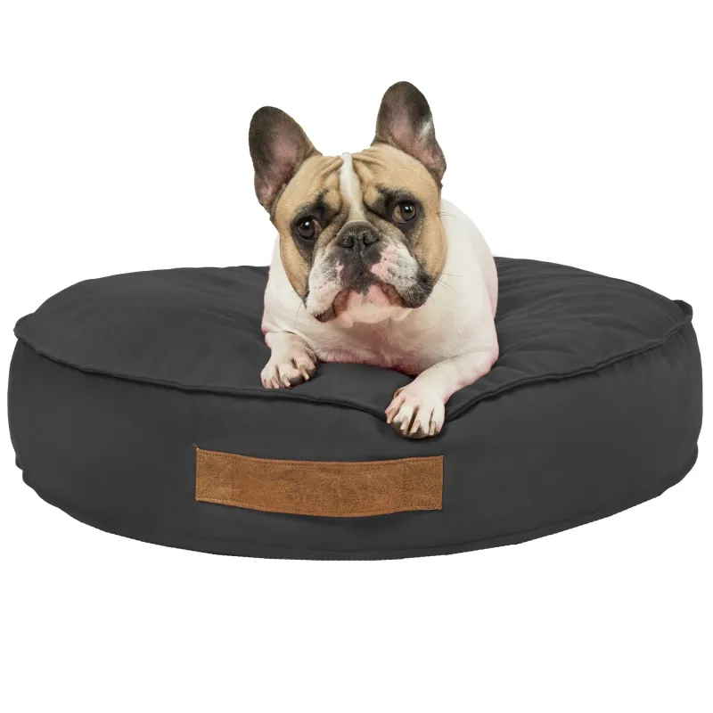 Rundes Hundebett und Katzenbett 50 cm - Soft-Velours – Ansicht 24