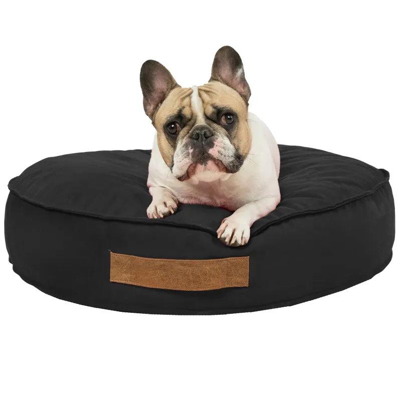 Rundes Hundebett und Katzenbett 50 cm - Soft-Velours – Ansicht 25