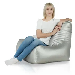 Sitzsack-Sessel mit Rückenlehne Bali - Kunstleder