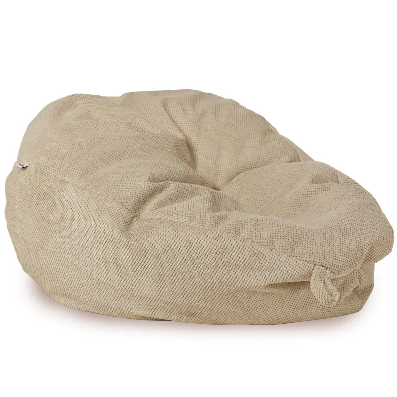 Beige Dot Sitzsack XL