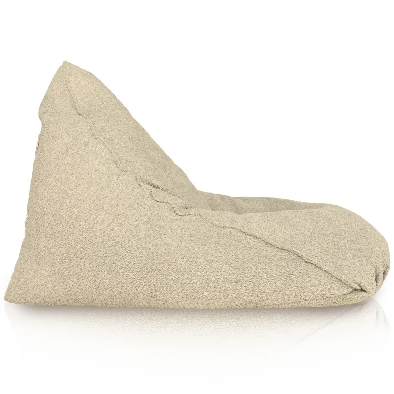Boden-Sitzsack XL Bermuda - Teddy-Bouclé – Ansicht 2