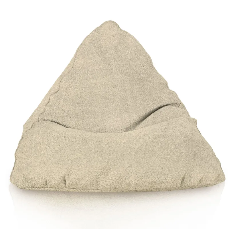 Boden-Sitzsack XL Bermuda - Teddy-Bouclé – Ansicht 3