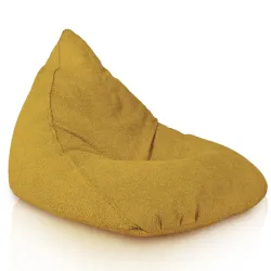 Boden-Sitzsack XL Bermuda - Teddy-Bouclé