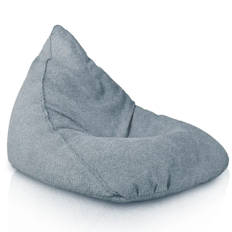 Boden-Sitzsack XL Bermuda - Teddy-Bouclé