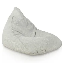 Boden-Sitzsack XL Bermuda - Teddy-Bouclé