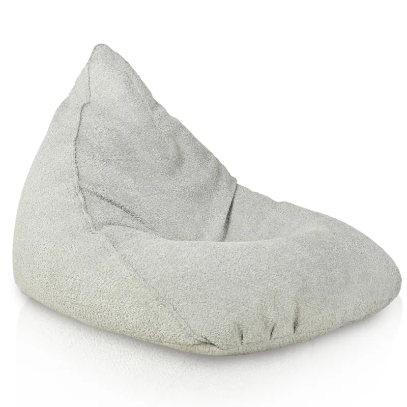 Boden-Sitzsack XL Bermuda - Teddy-Bouclé