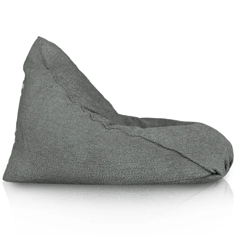 Boden-Sitzsack XL Bermuda - Teddy-Bouclé – Ansicht 2