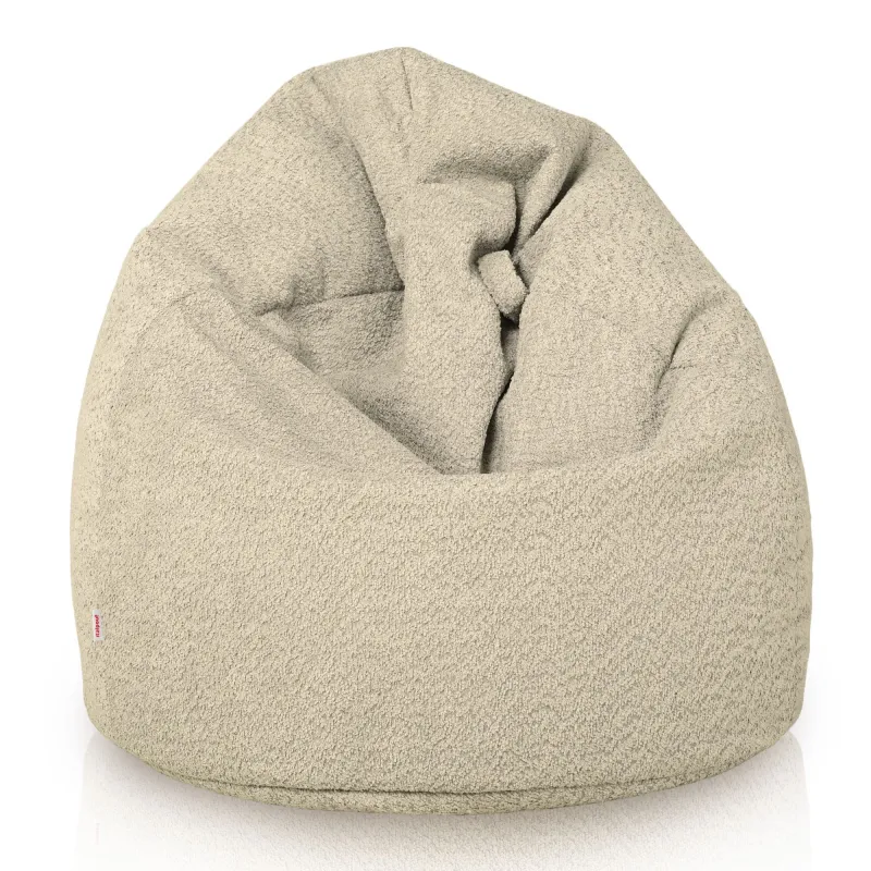 Riesensitzsack XXL für Erwachsene - Teddy-Bouclé – Ansicht 3