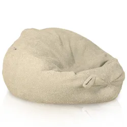 Riesensitzsack XXL für Erwachsene - Teddy-Bouclé – Ansicht 2